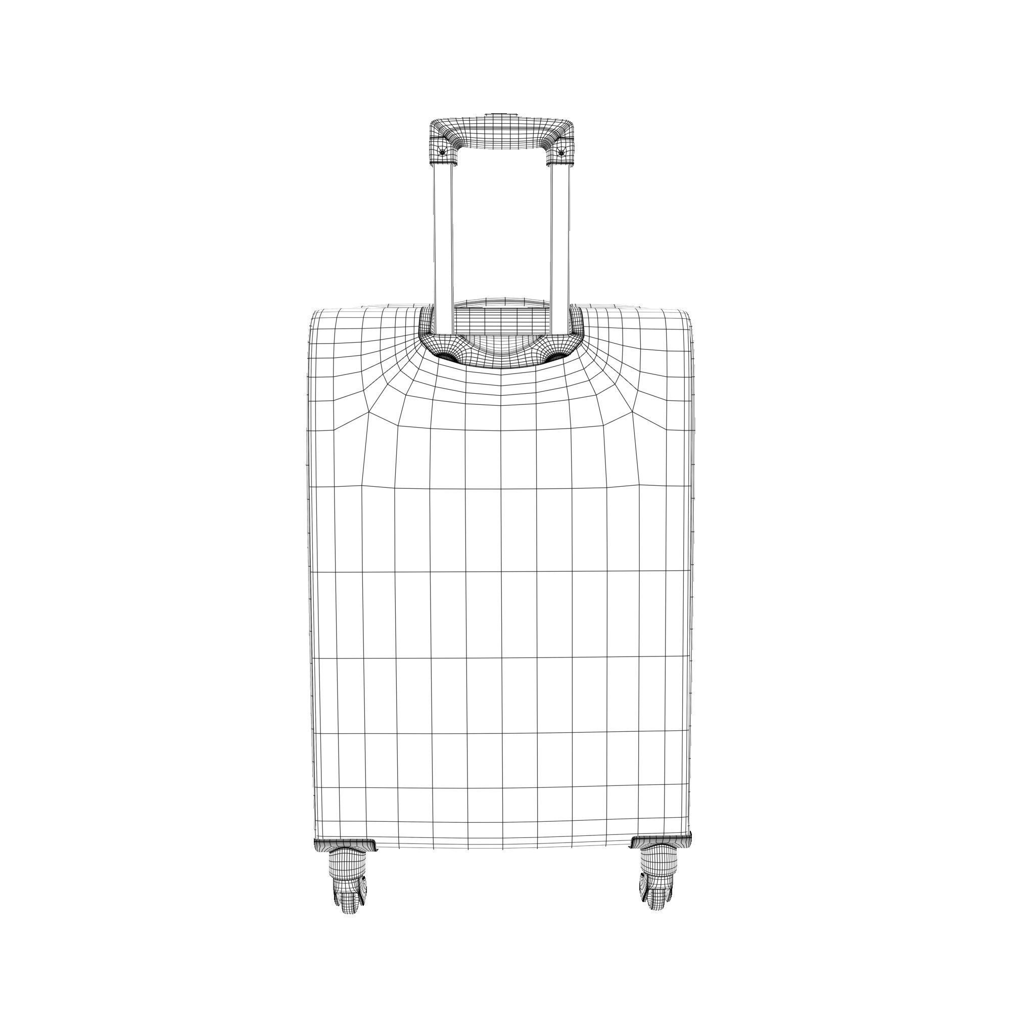 Blue Suitcase - Low-Poly Game-Ready 3D Model