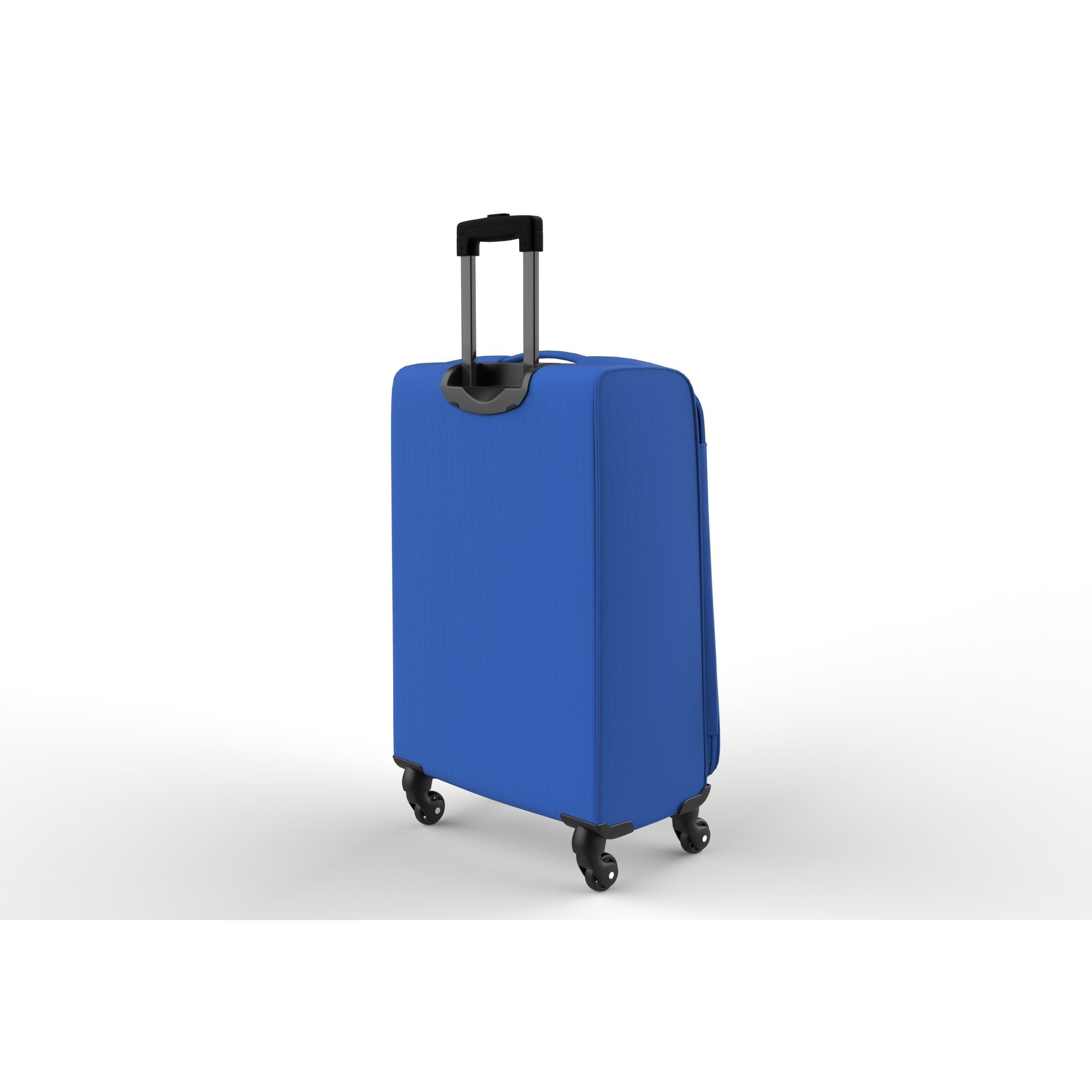 Blue Suitcase - Low-Poly Game-Ready 3D Model - View 10