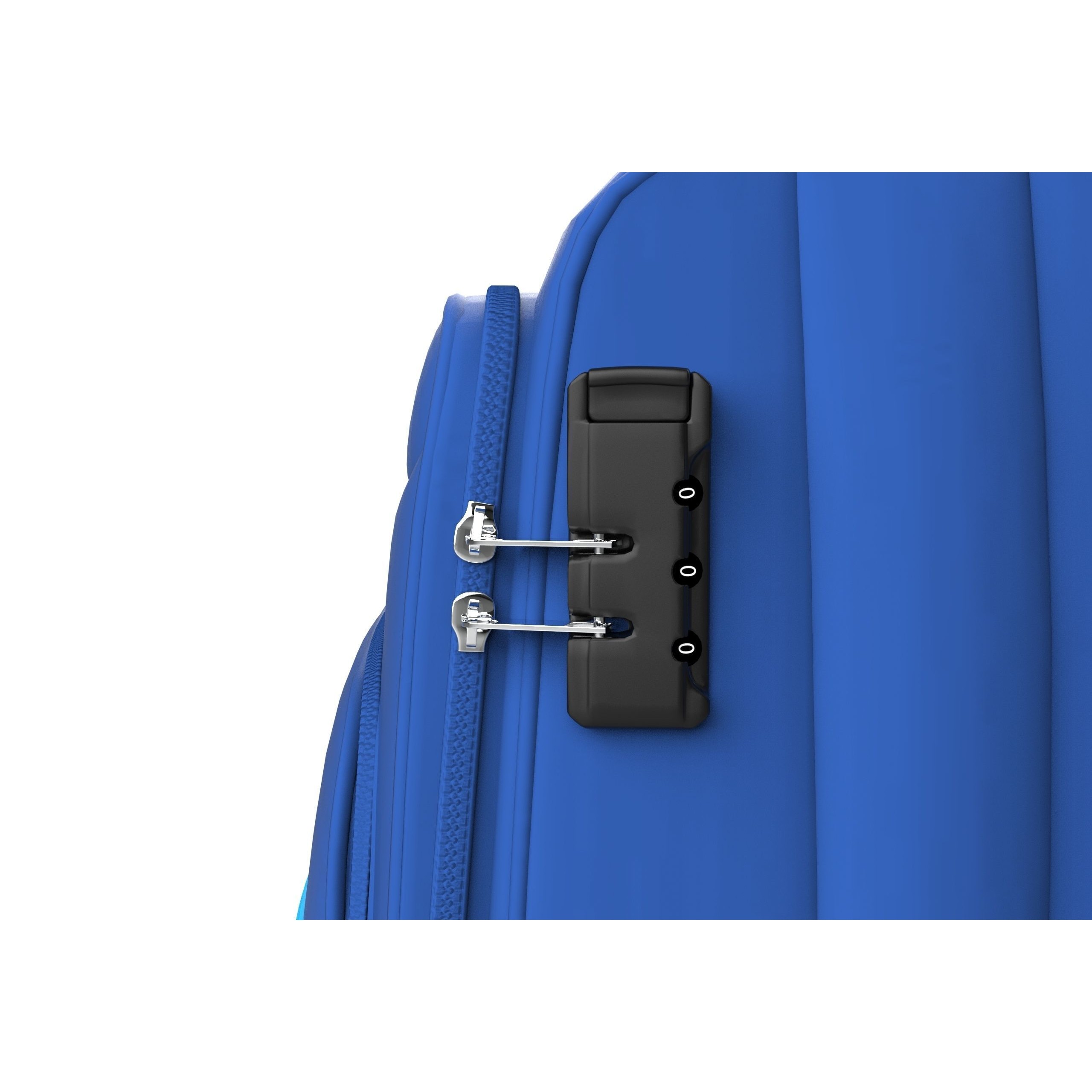 Blue Suitcase - Low-Poly Game-Ready 3D Model - View 6