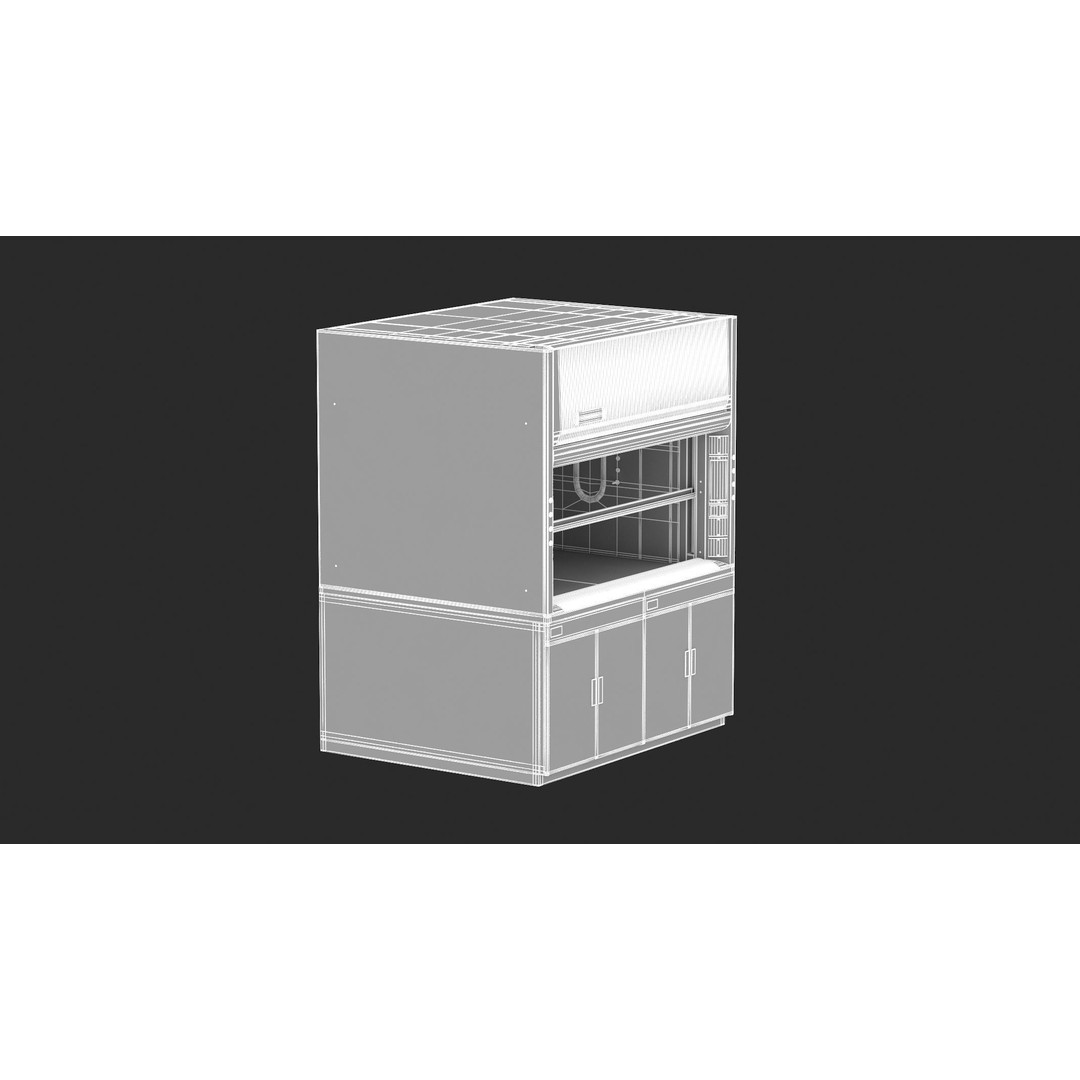 Protector Laboratory 3D Model – High Poly Science Equipment, FBX, OBJ - View 23
