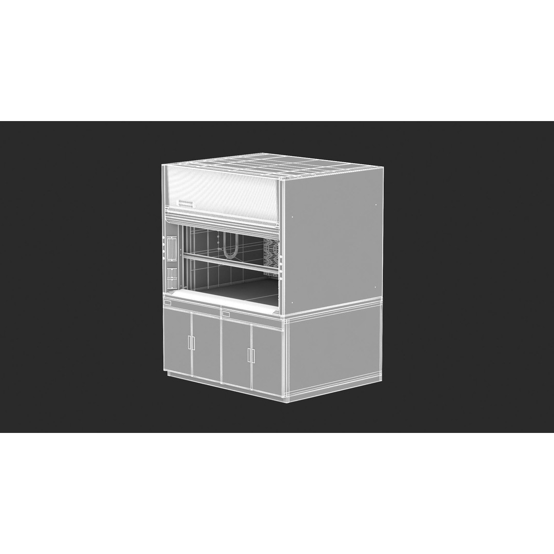 Protector Laboratory 3D Model – High Poly Science Equipment, FBX, OBJ - View 29