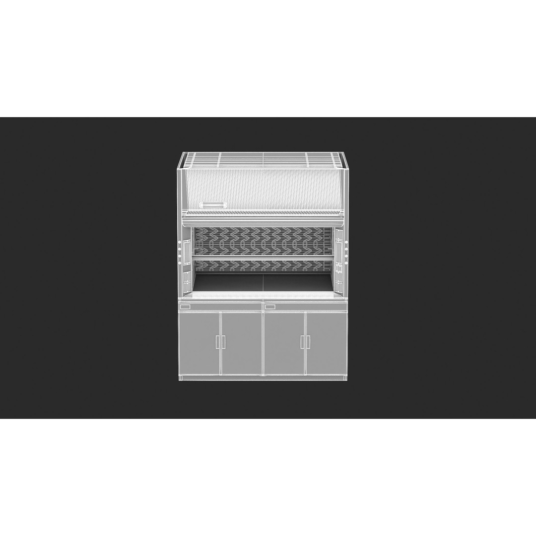 Protector Laboratory 3D Model – High Poly Science Equipment, FBX, OBJ - View 31