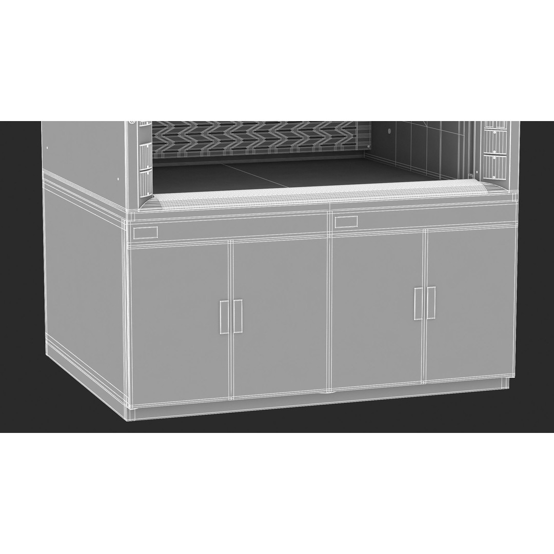 Protector Laboratory 3D Model – High Poly Science Equipment, FBX, OBJ - View 32