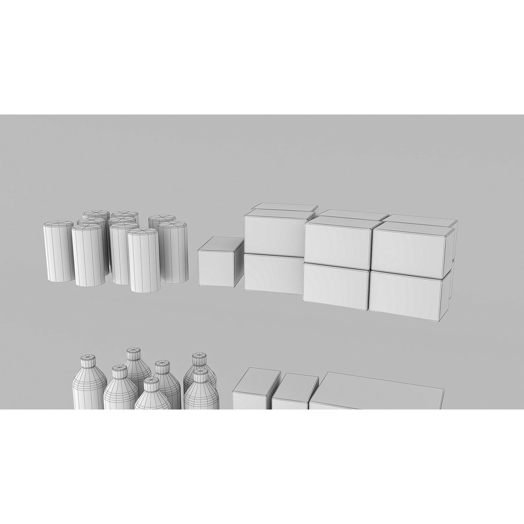Medicines Hospital Cupboard 3D Model – Low Poly Game Asset, FBX - View 11