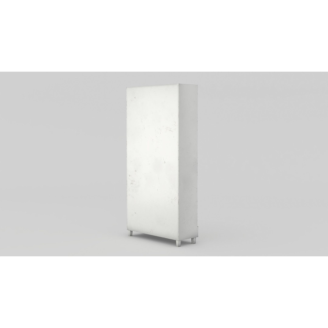 Medicines Hospital Cupboard 3D Model – Low Poly Game Asset, FBX - View 6