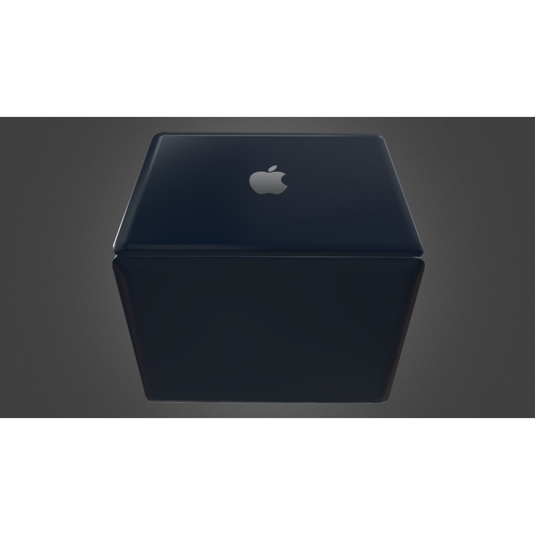 Apple MacBook 3D Model – Low Poly Game Asset, FBX, OBJ, Blender - View 6