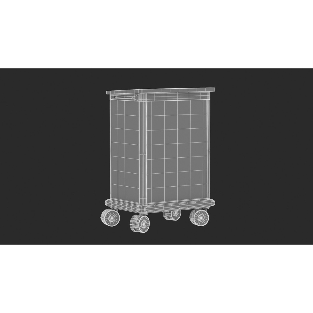 Medical Cart 3D Model – Realistic PBR Asset for Game and Archviz - View 15