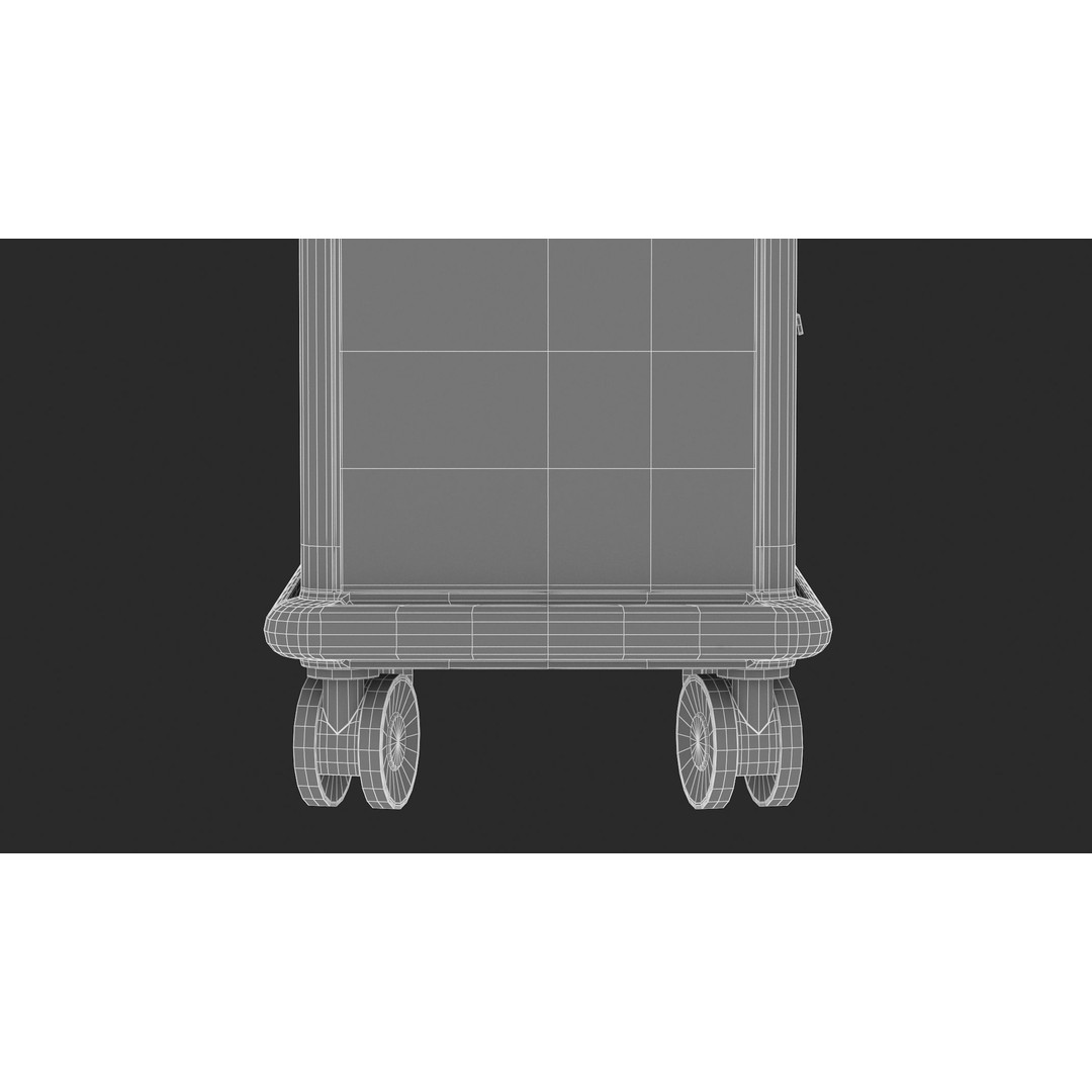 Medical Cart 3D Model – Realistic PBR Asset for Game and Archviz - View 18