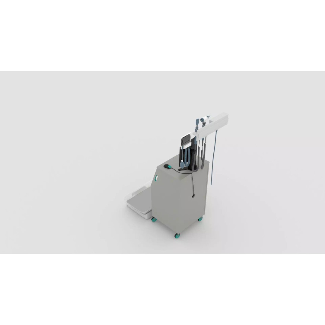 X-Ray Diagnostic System 3D Model – Realistic Medical Interior, FBX - View 10