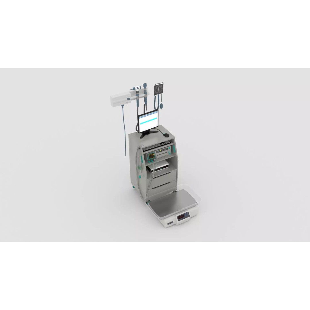 X-Ray Diagnostic System 3D Model – Realistic Medical Interior, FBX - View 16
