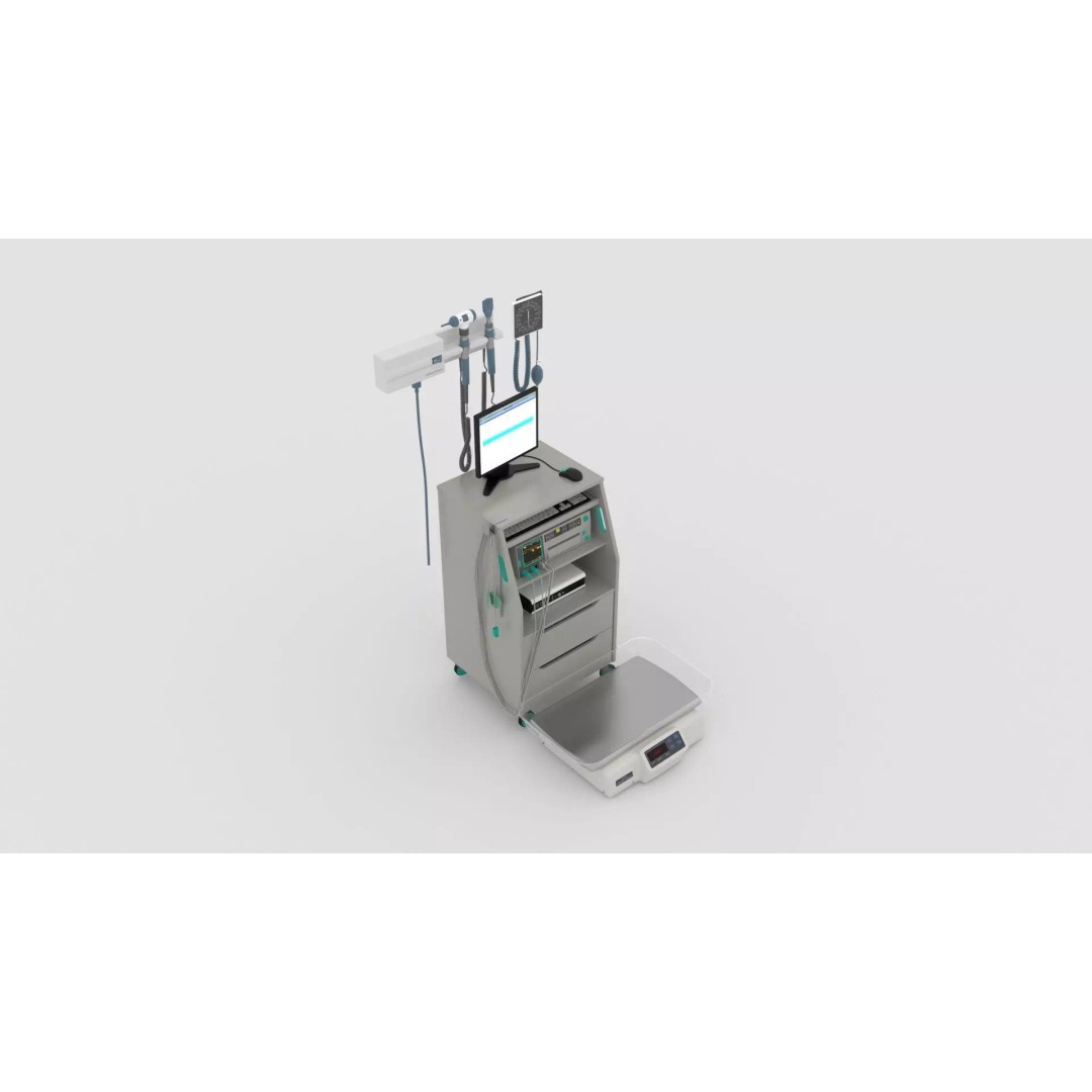 X-Ray Diagnostic System 3D Model – Realistic Medical Interior, FBX - View 17