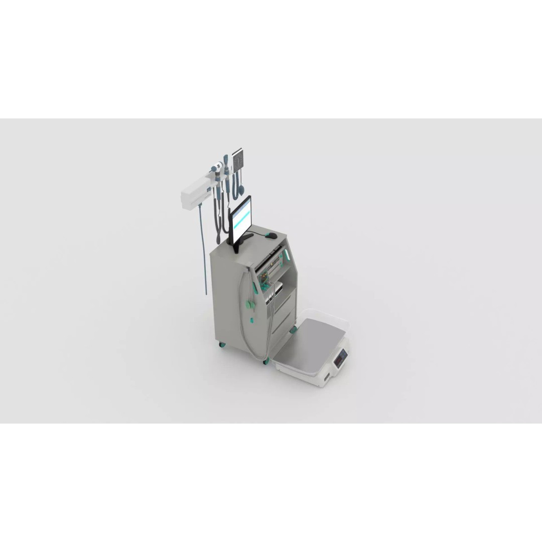 X-Ray Diagnostic System 3D Model – Realistic Medical Interior, FBX - View 4