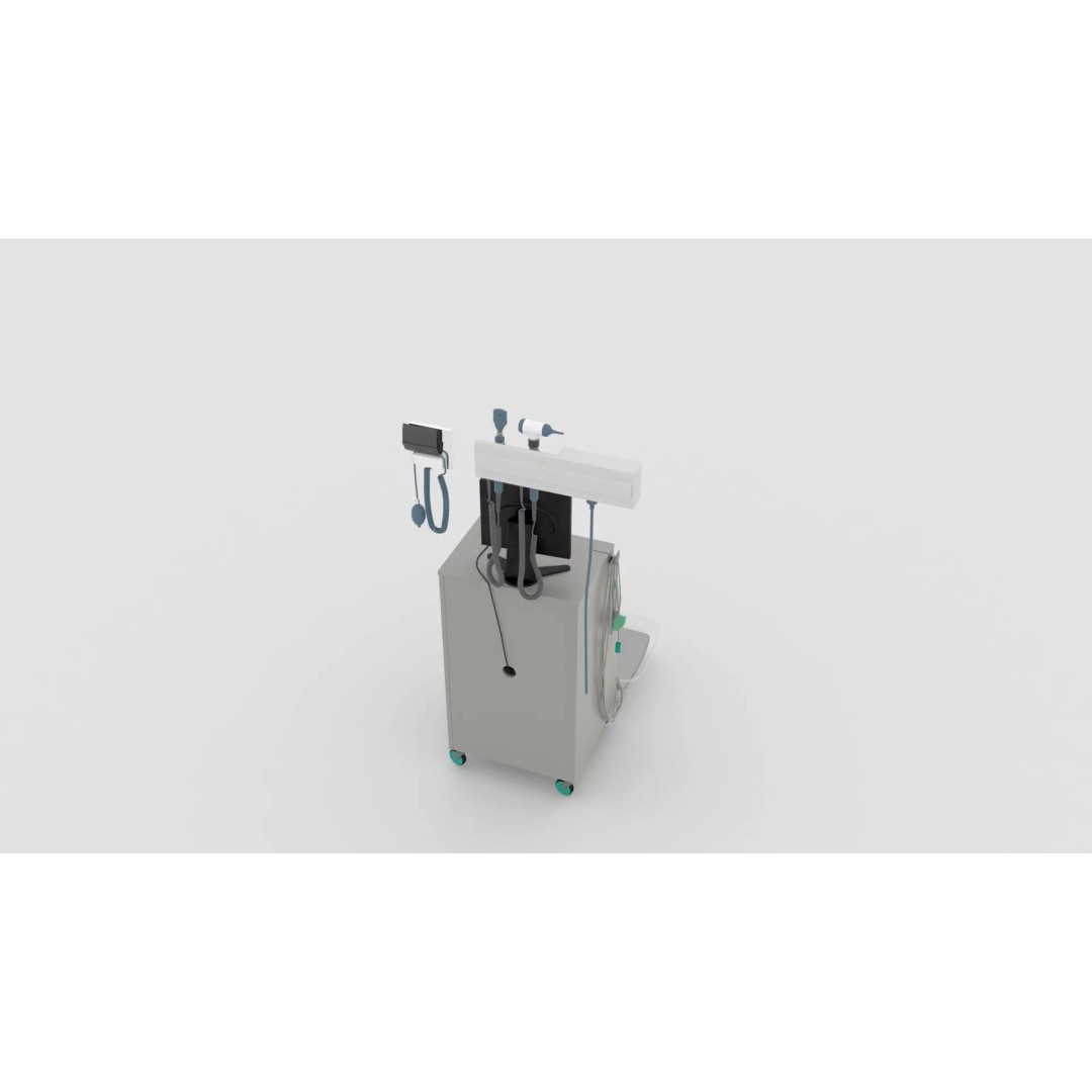 X-Ray Diagnostic System 3D Model – Realistic Medical Interior, FBX - View 8