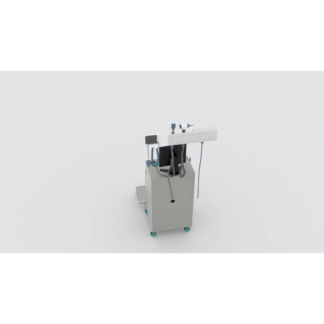 X-Ray Diagnostic System 3D Model – Realistic Medical Interior, FBX - View 9