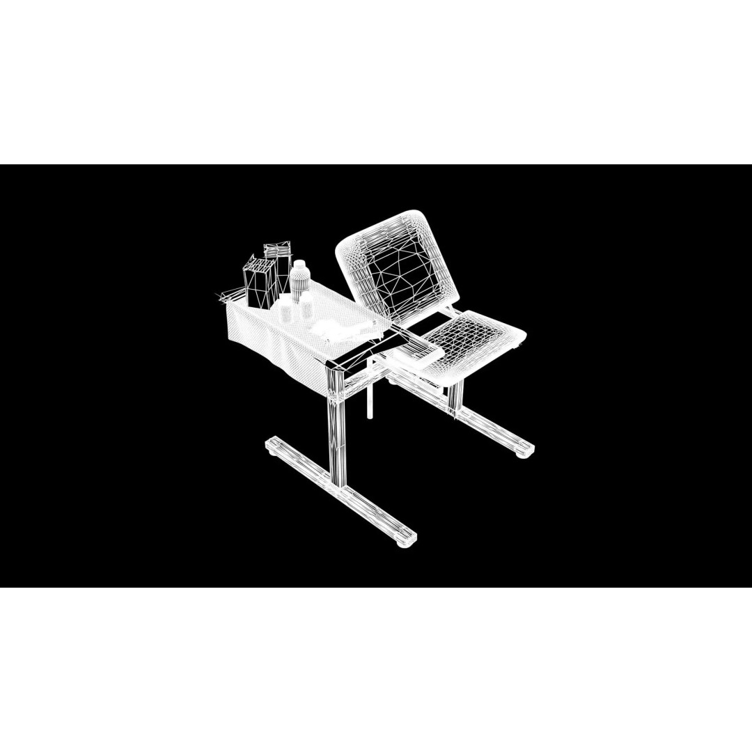 Medical Exam Chair 3D Model – Modern Design, PBR Textures, FBX
