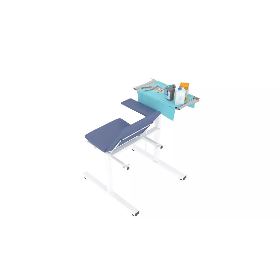 Medical Exam Chair 3D Model – Modern Design, PBR Textures, FBX - View 10