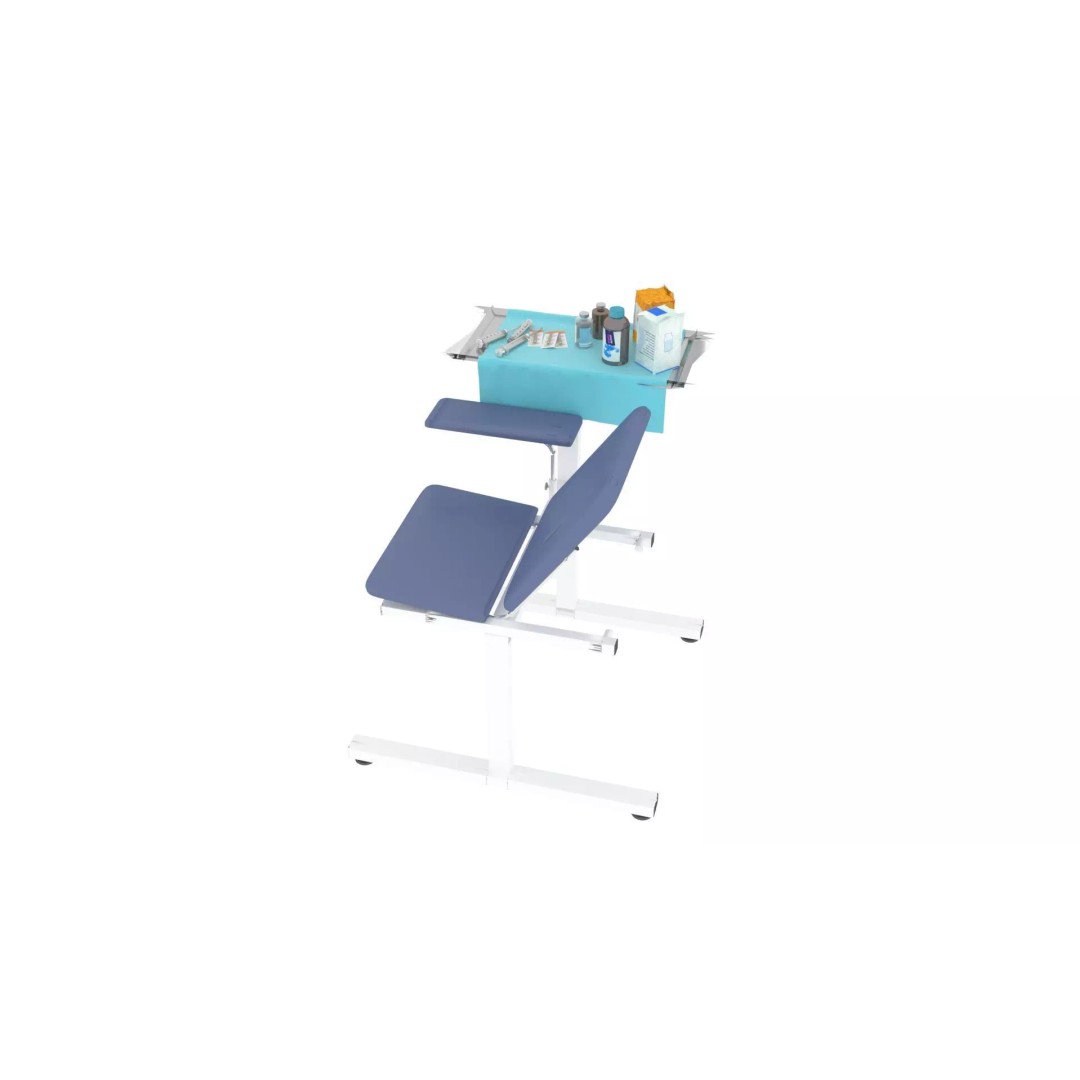 Medical Exam Chair 3D Model – Modern Design, PBR Textures, FBX - View 11
