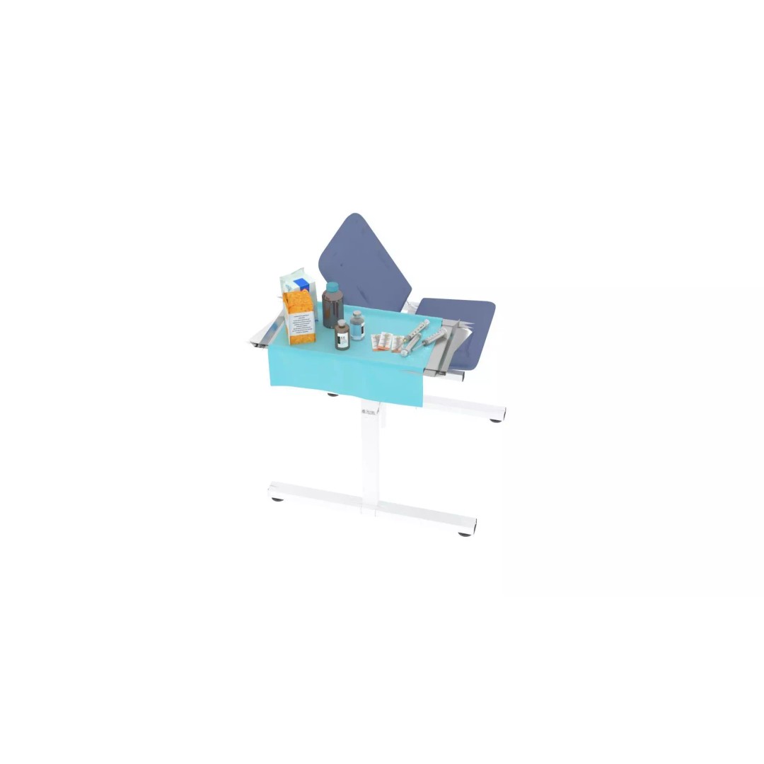 Medical Exam Chair 3D Model – Modern Design, PBR Textures, FBX - View 3