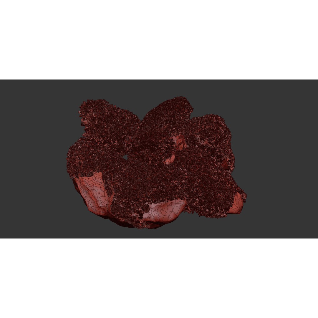 Mossy Rock 3D Model – High Poly Natural Asset, FBX, OBJ, Blender