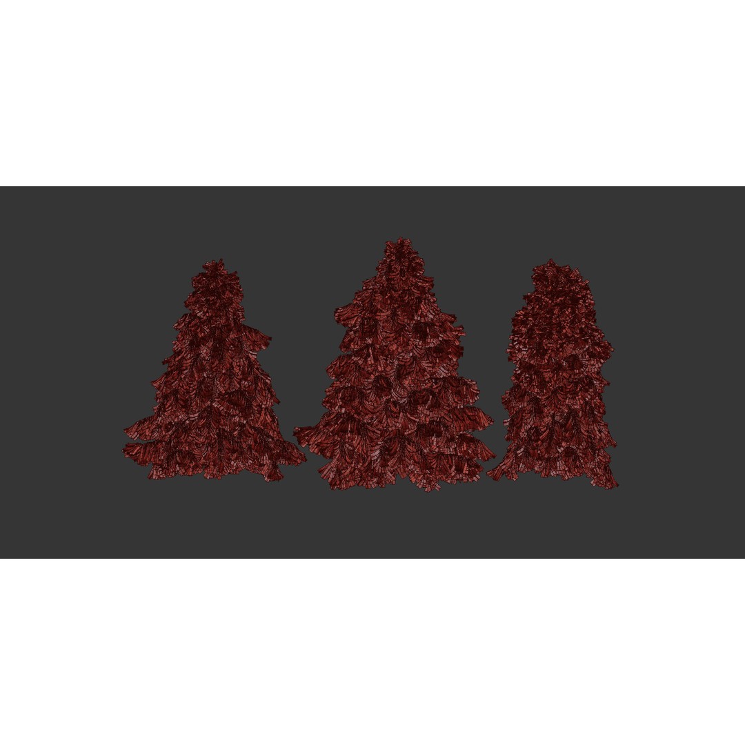 Weeping White Spruce 3D Model – Detailed Tree Asset for Blender - View 3
