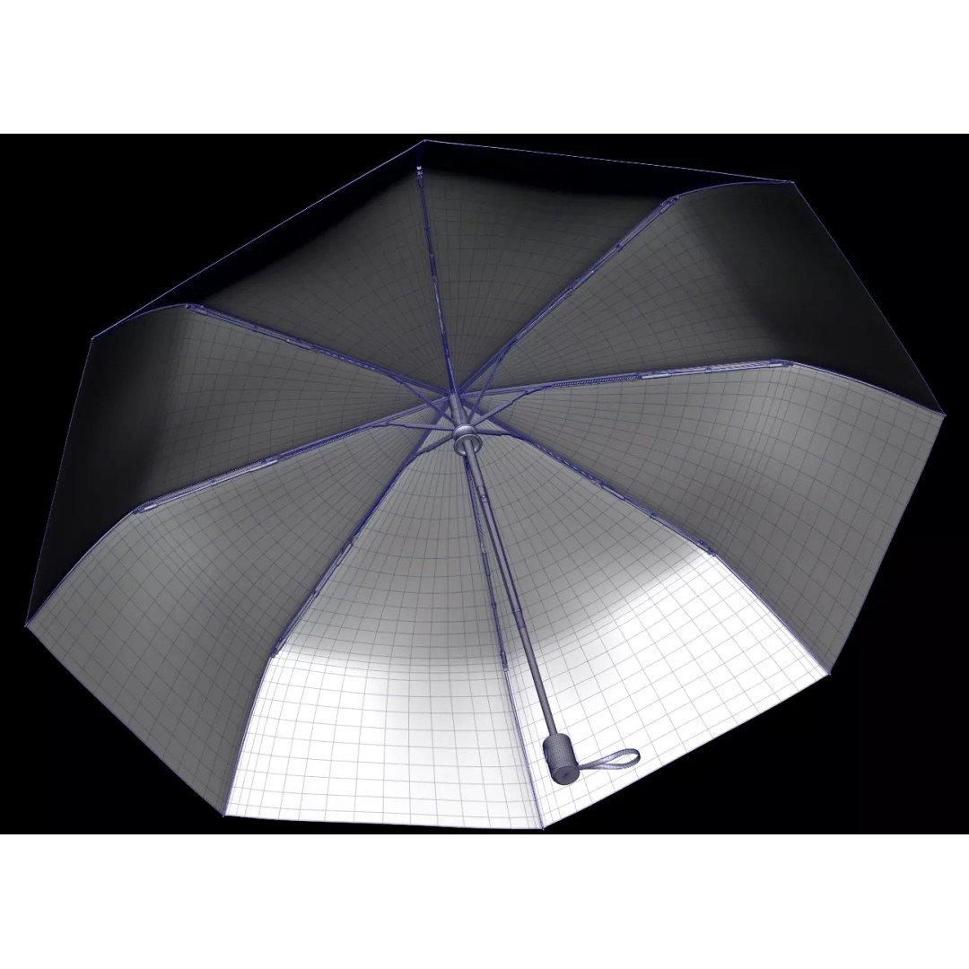 Umbrellas 3D Model – Low Poly Collection for Games and Animation - View 11