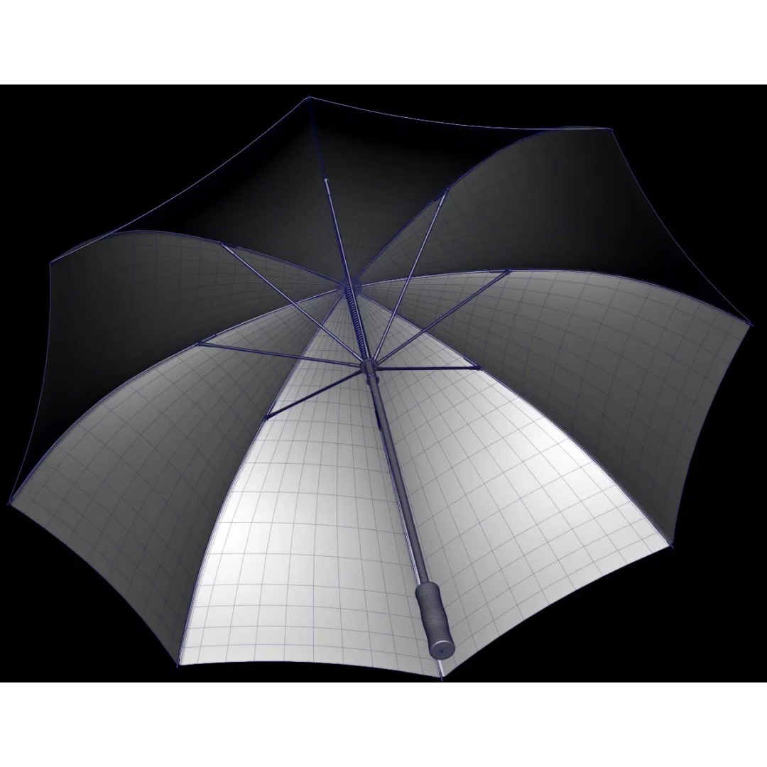 Umbrellas 3D Model – Low Poly Collection for Games and Animation - View 16
