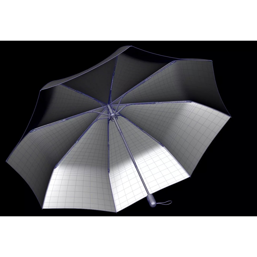 Umbrellas 3D Model – Low Poly Collection for Games and Animation - View 21