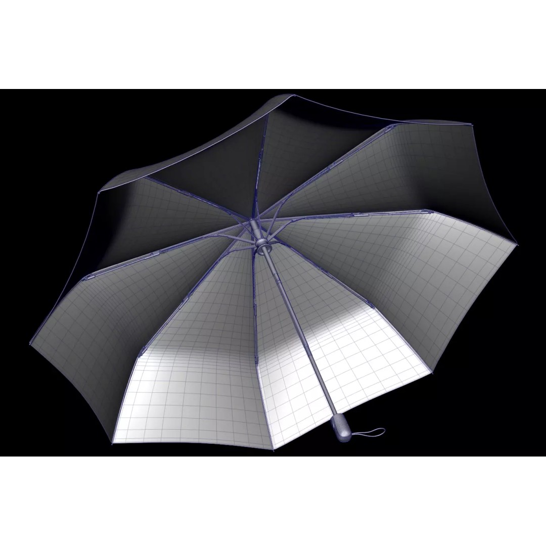 Umbrellas 3D Model – Low Poly Collection for Games and Animation - View 22