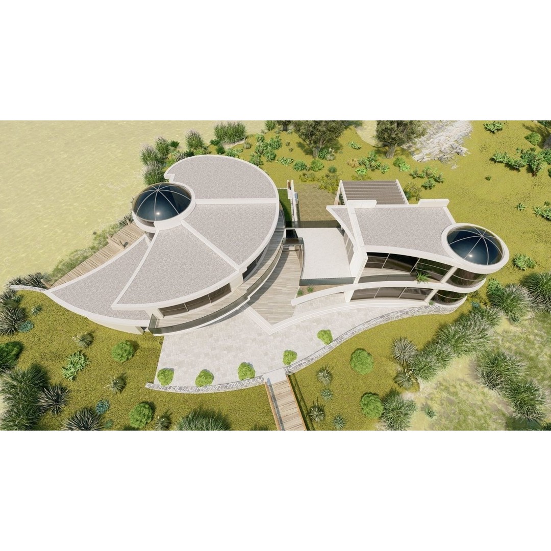 Modern Villa 3D Model – High-Quality Architectural Asset for Archviz