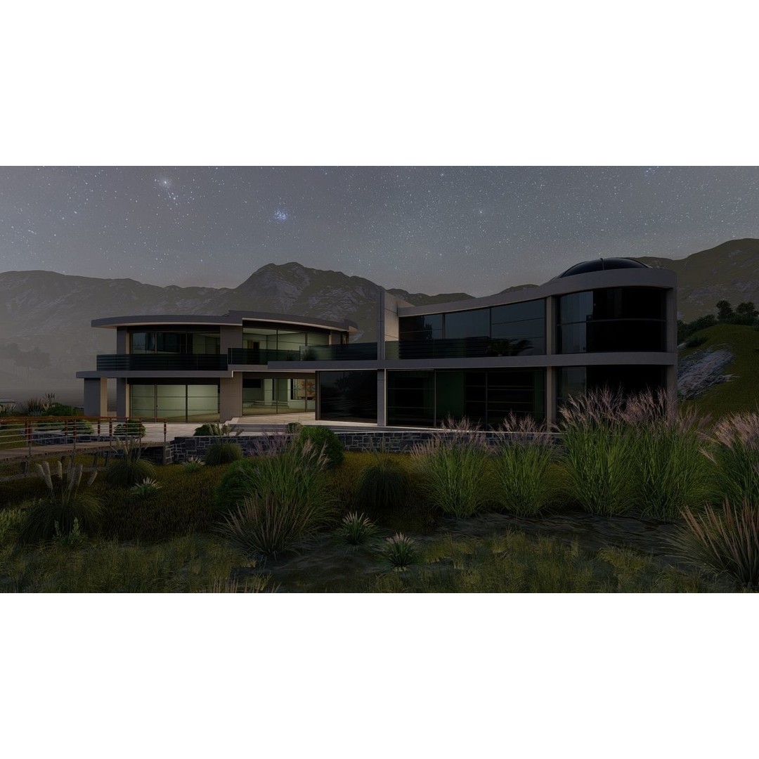 Modern Villa 3D Model – High-Quality Architectural Asset for Archviz - View 14