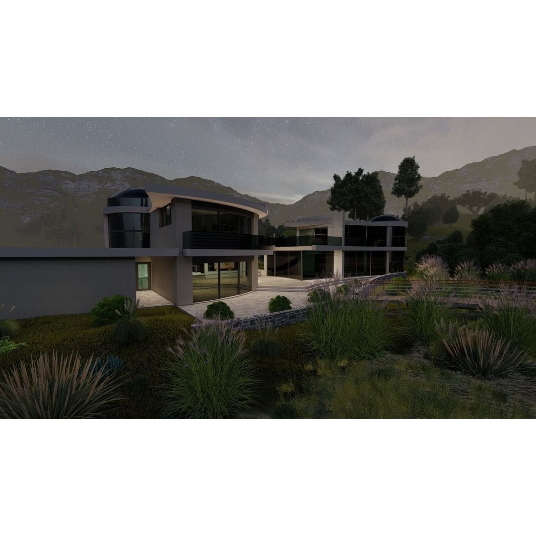 Modern Villa 3D Model – High-Quality Architectural Asset for Archviz - View 16