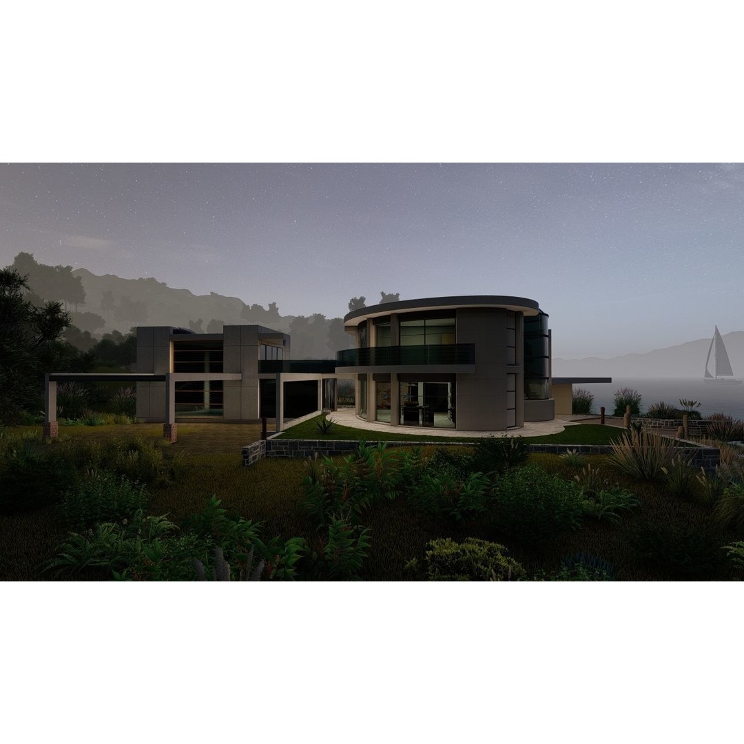 Modern Villa 3D Model – High-Quality Architectural Asset for Archviz - View 19