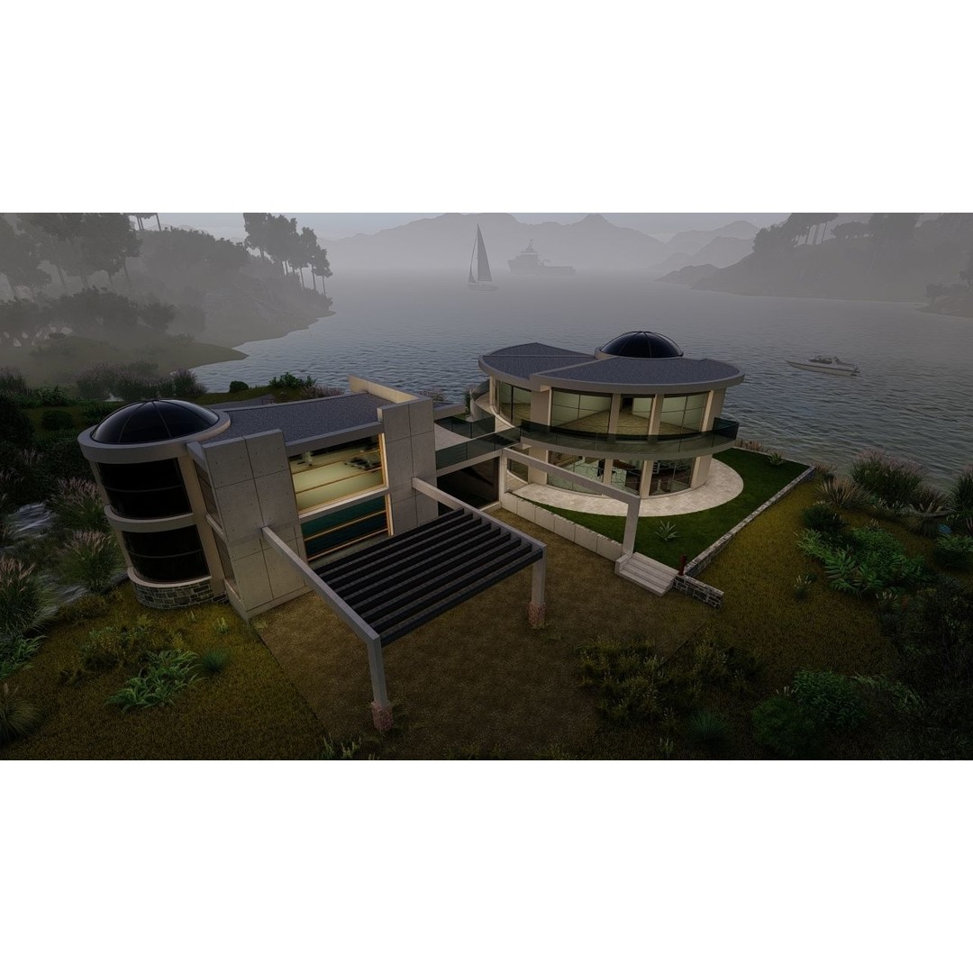 Modern Villa 3D Model – High-Quality Architectural Asset for Archviz - View 21