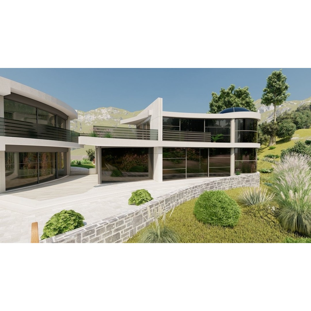 Modern Villa 3D Model – High-Quality Architectural Asset for Archviz - View 26