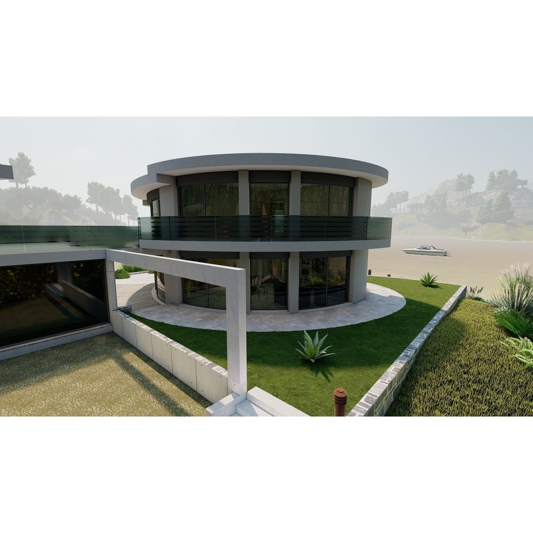 Modern Villa 3D Model – High-Quality Architectural Asset for Archviz - View 31