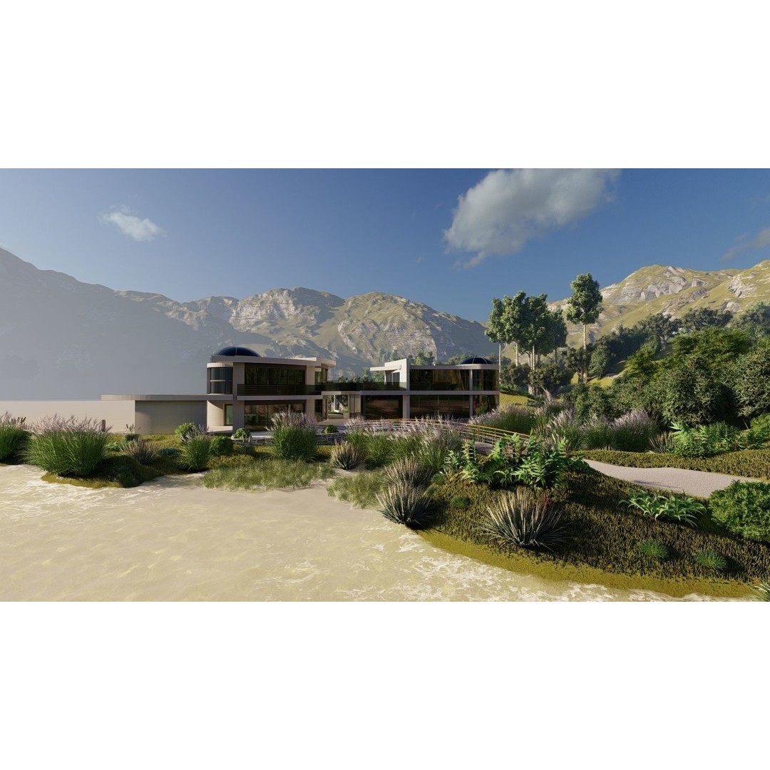 Modern Villa 3D Model – High-Quality Architectural Asset for Archviz - View 35