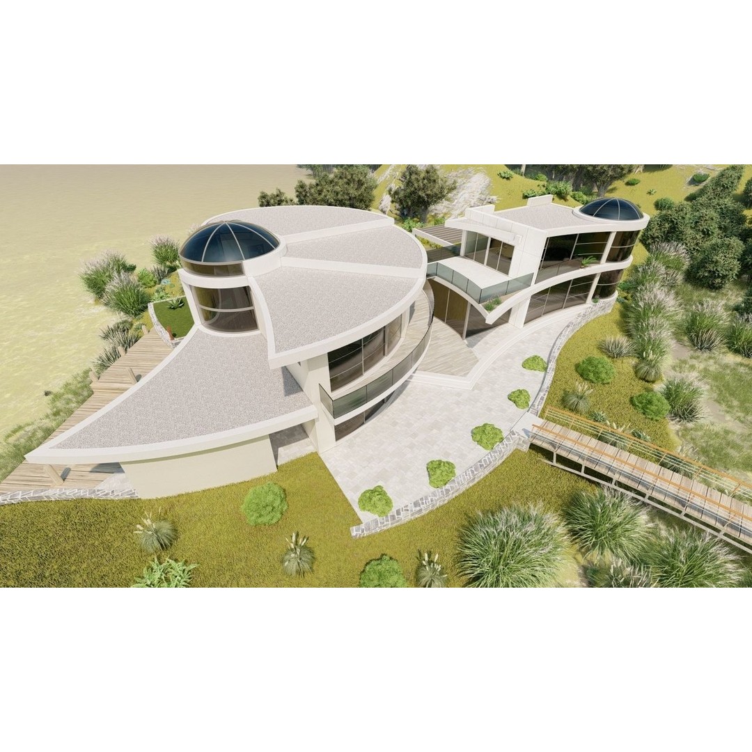 Modern Villa 3D Model – High-Quality Architectural Asset for Archviz - View 36