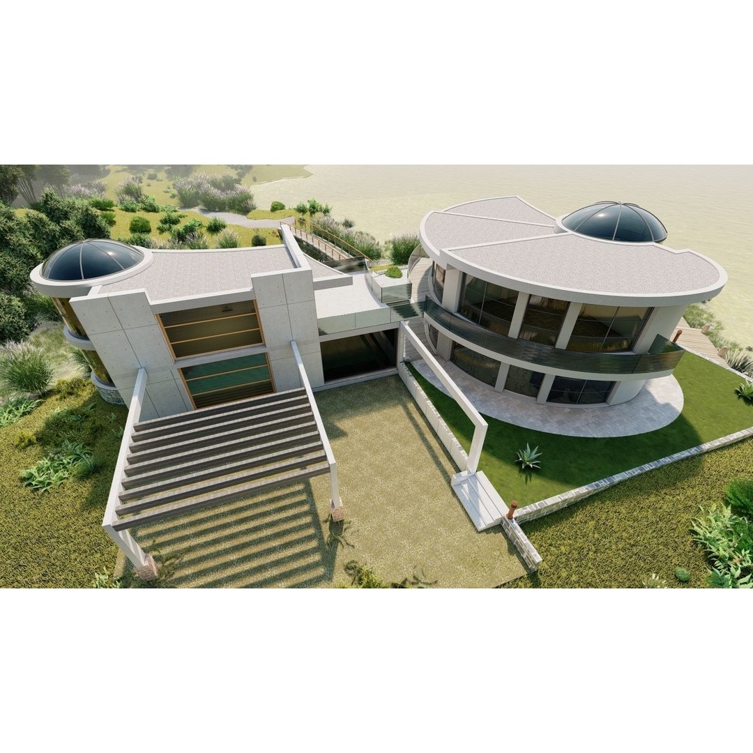 Modern Villa 3D Model – High-Quality Architectural Asset for Archviz - View 38