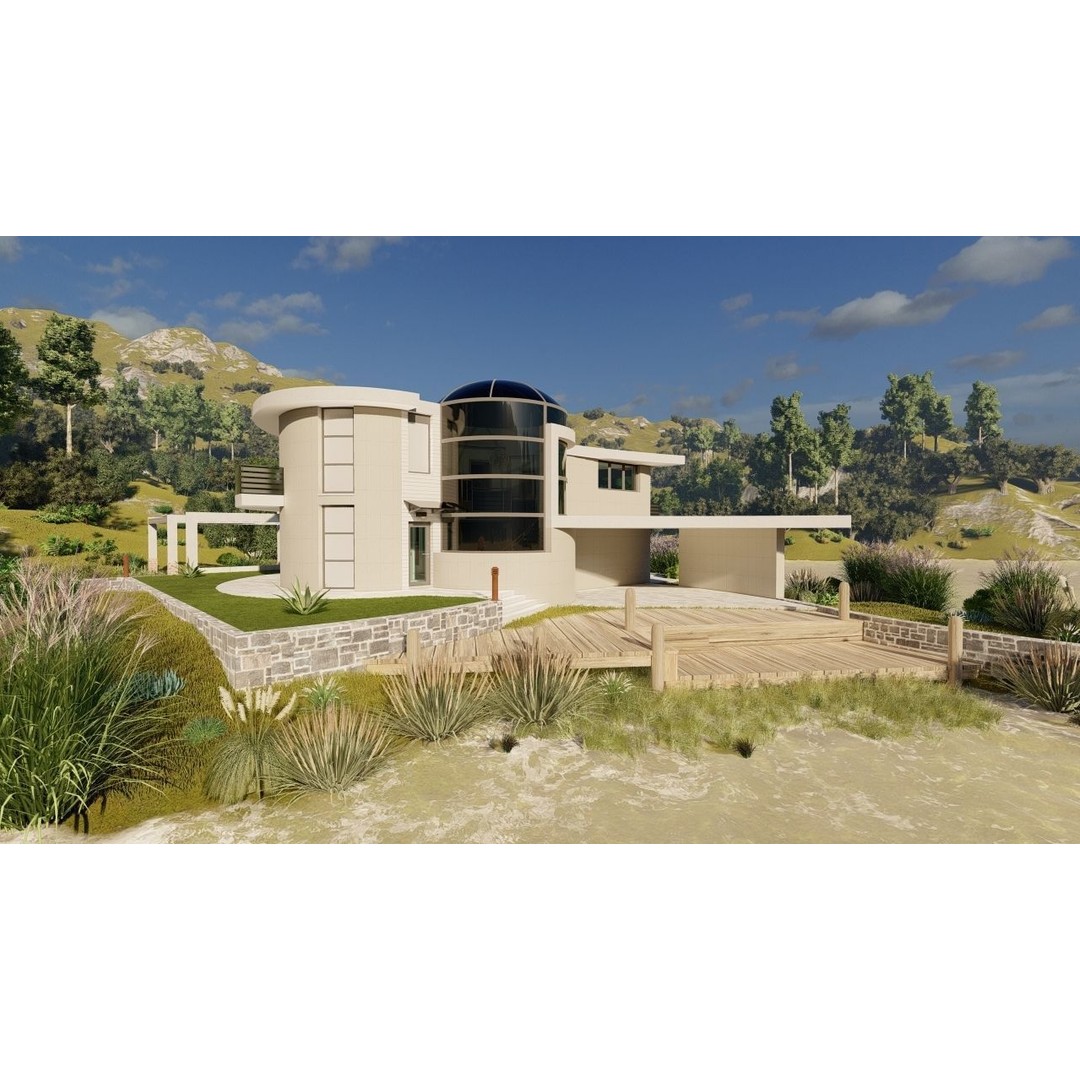 Modern Villa 3D Model – High-Quality Architectural Asset for Archviz - View 7