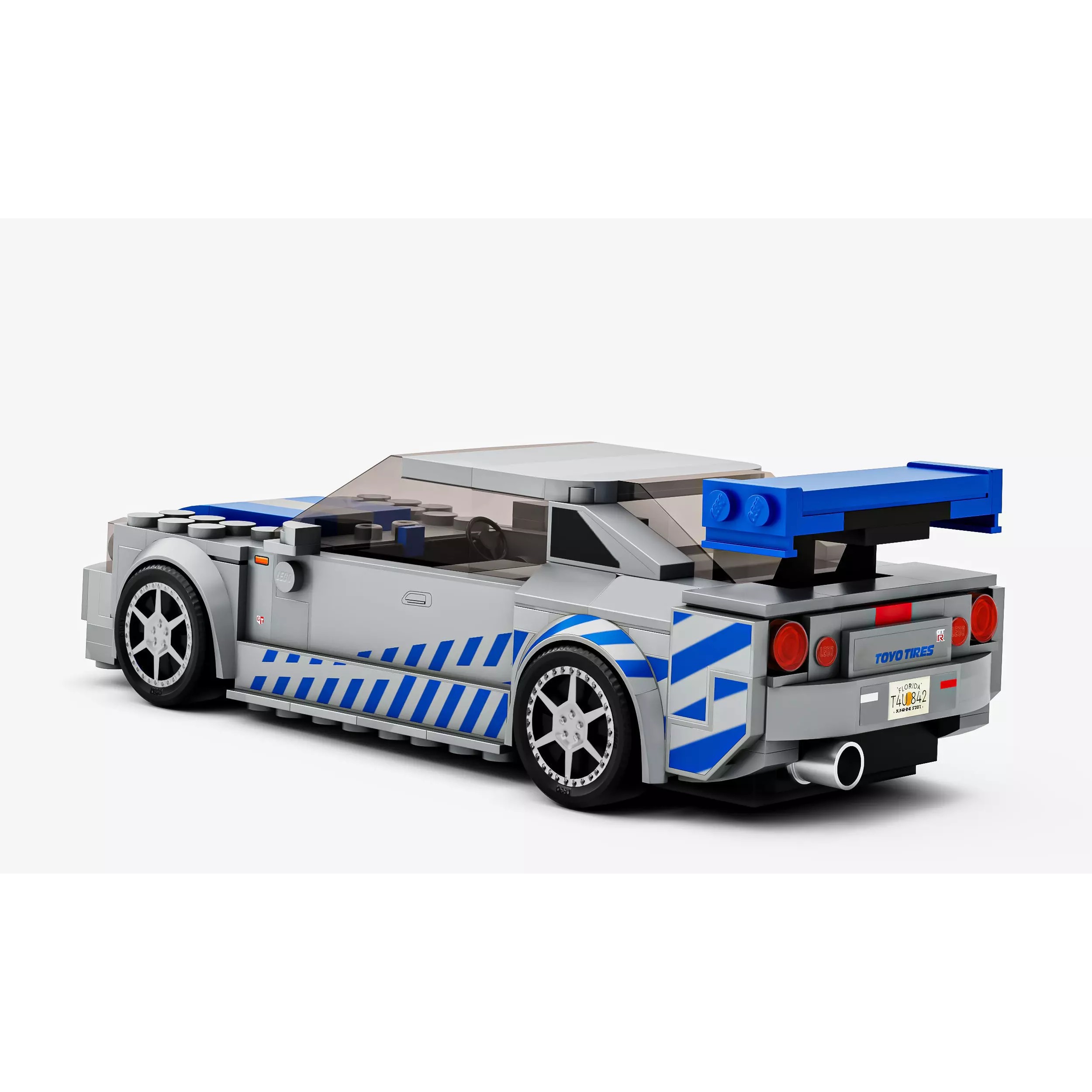 Speed Sports Toy Car - Game-Ready 3D Model - View 6