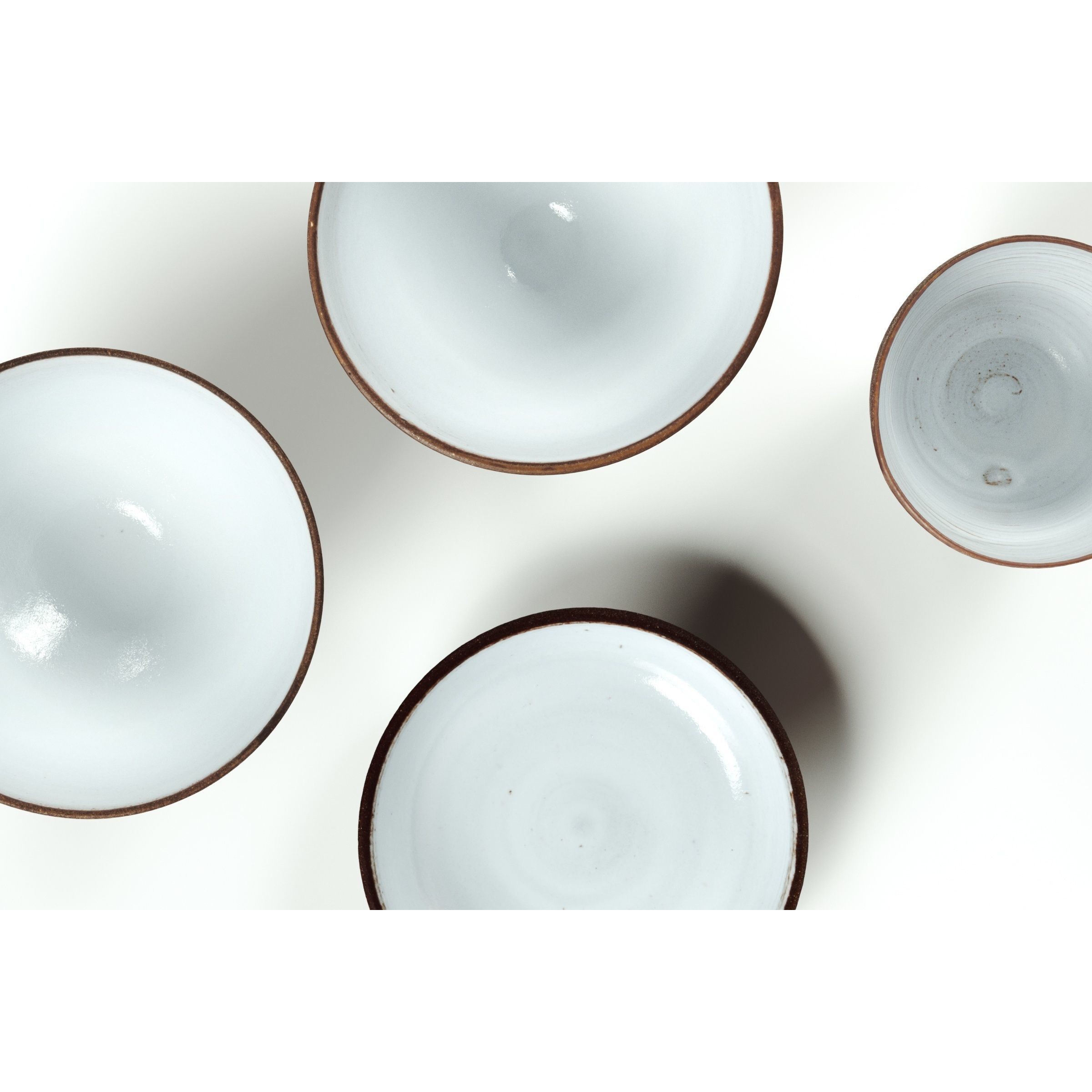 Red Clay Ceramic Bowls - Game-Ready 3D Model - View 4
