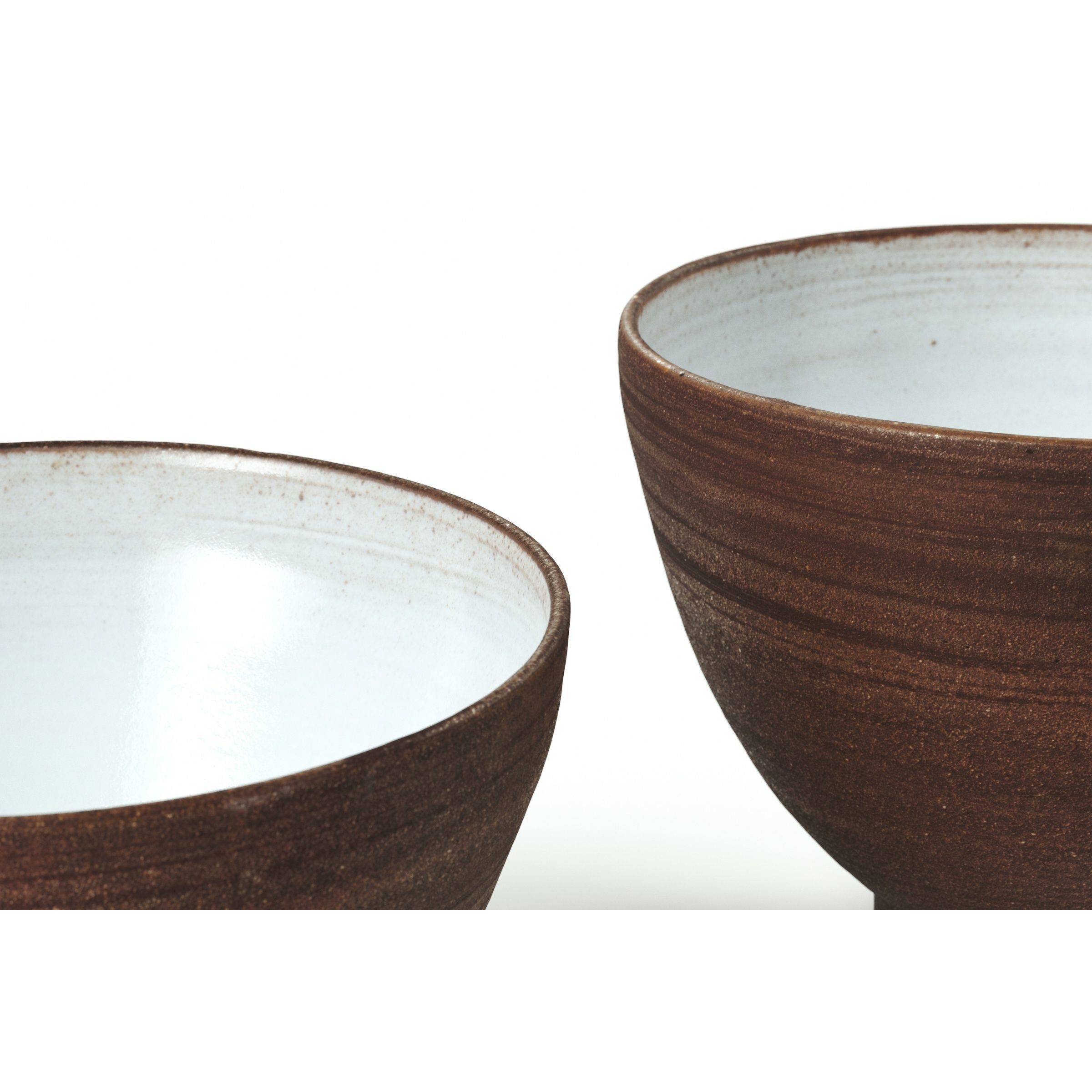 Red Clay Ceramic Bowls - Game-Ready 3D Model - View 5