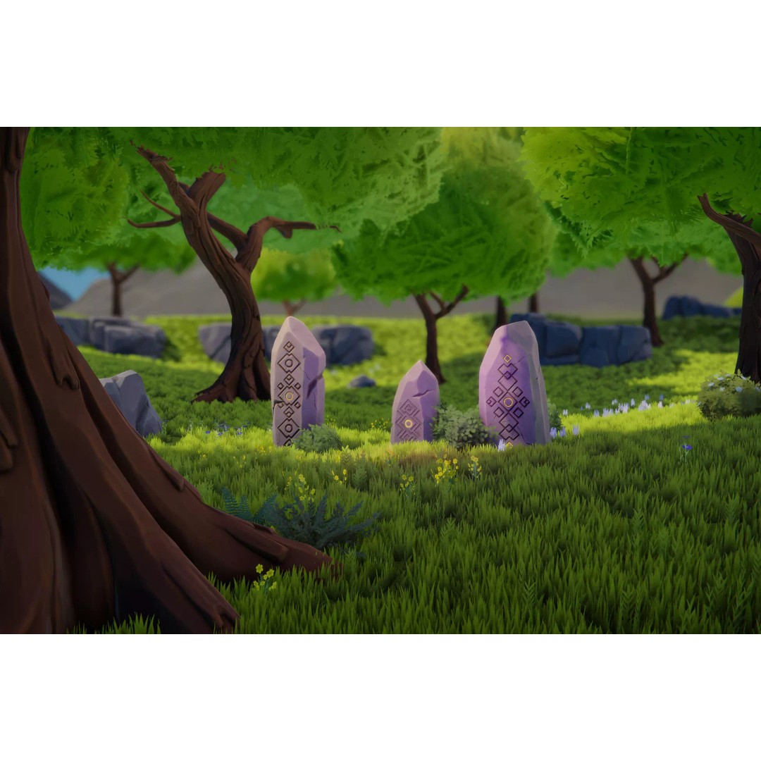 Medieval Fort and Castle 3D Model – Stylized Low-Poly Game Asset, FBX - View 13