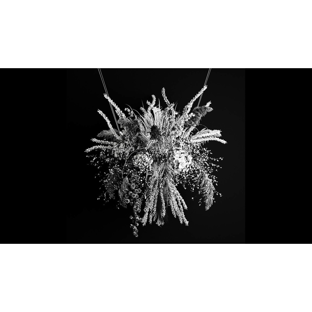 Hanging Bouquet of Dried Flowers 3D Model – Wedding Decor, PBR Textures - View 8