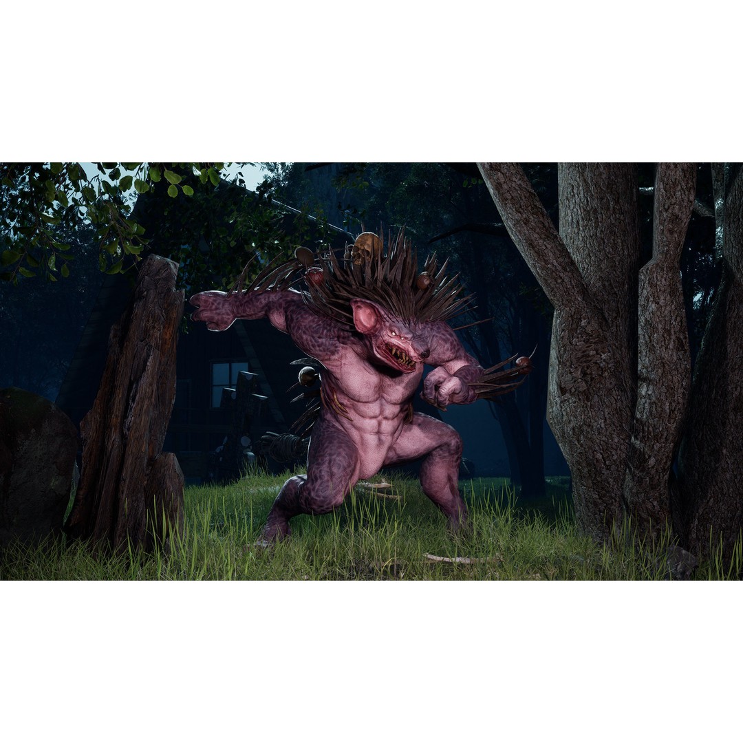 Mutant Hedgehog 3D Model – Low Poly Rigged Character with Animations - View 3