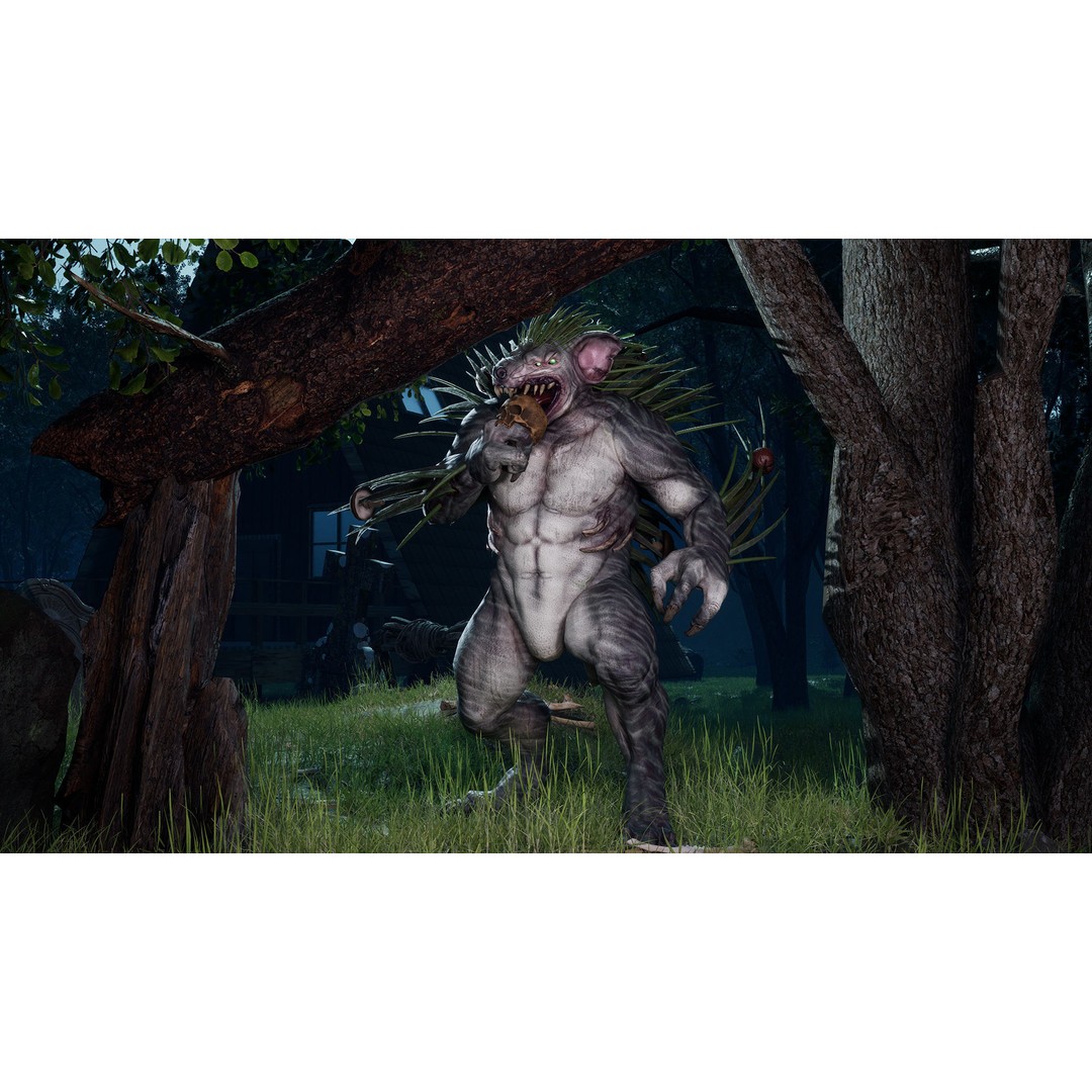 Mutant Hedgehog 3D Model – Low Poly Rigged Character with Animations - View 5