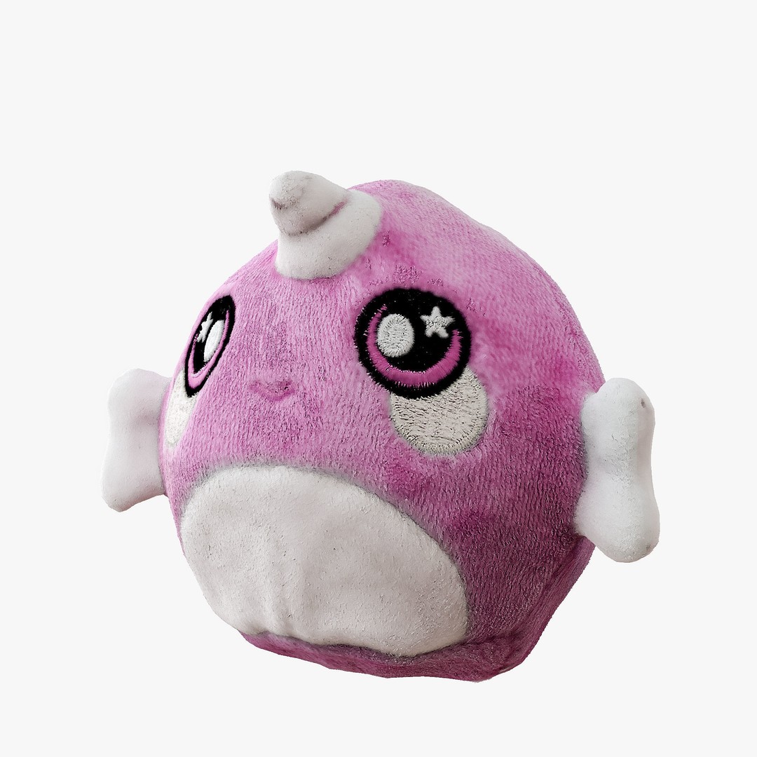 Soft Plush Unicorn 3D Model – Realistic Toy with PBR Textures, FBX - View 5
