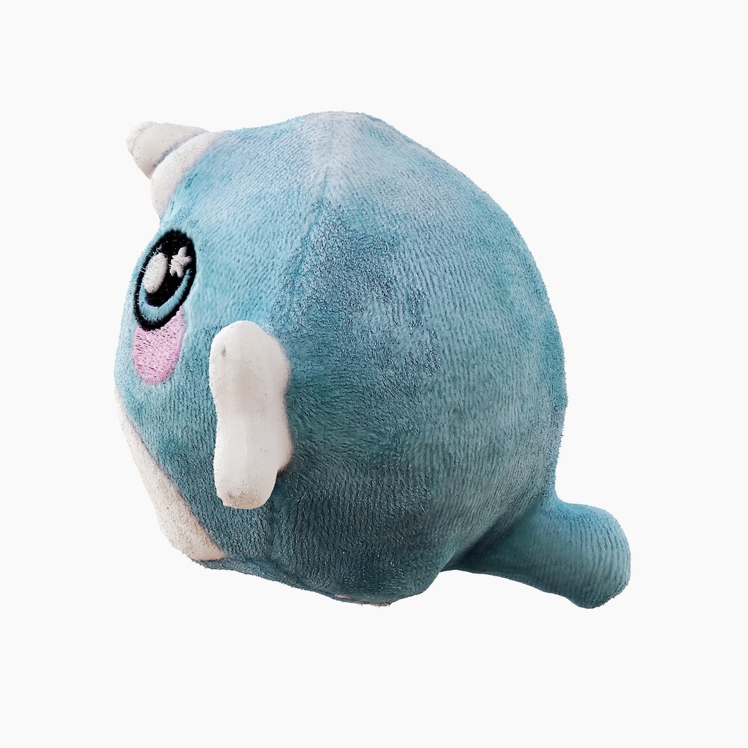 Soft Plush Unicorn 3D Model – Realistic Toy with PBR Textures, FBX - View 9