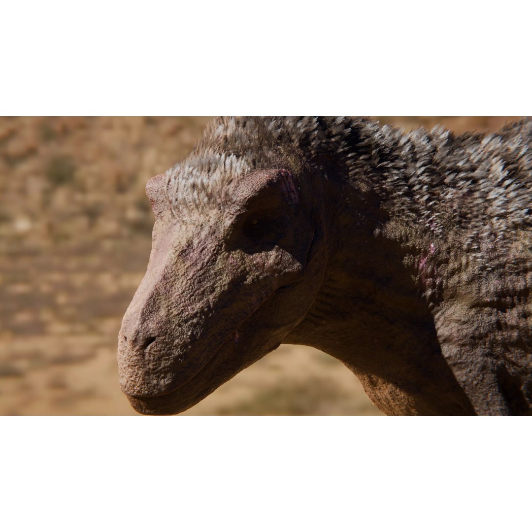 Tyrannosaurus Rex 3D Model – Low Poly Rigged Dinosaur, Blender - View 2