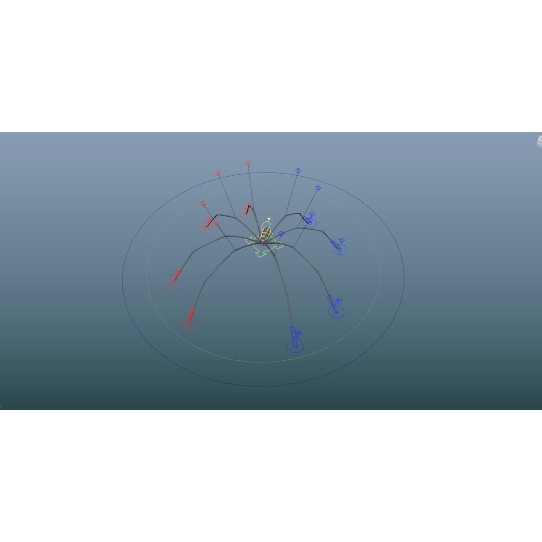 Daddy Long Legs 3D Model – Low Poly Rigged Insect with Textures - View 3